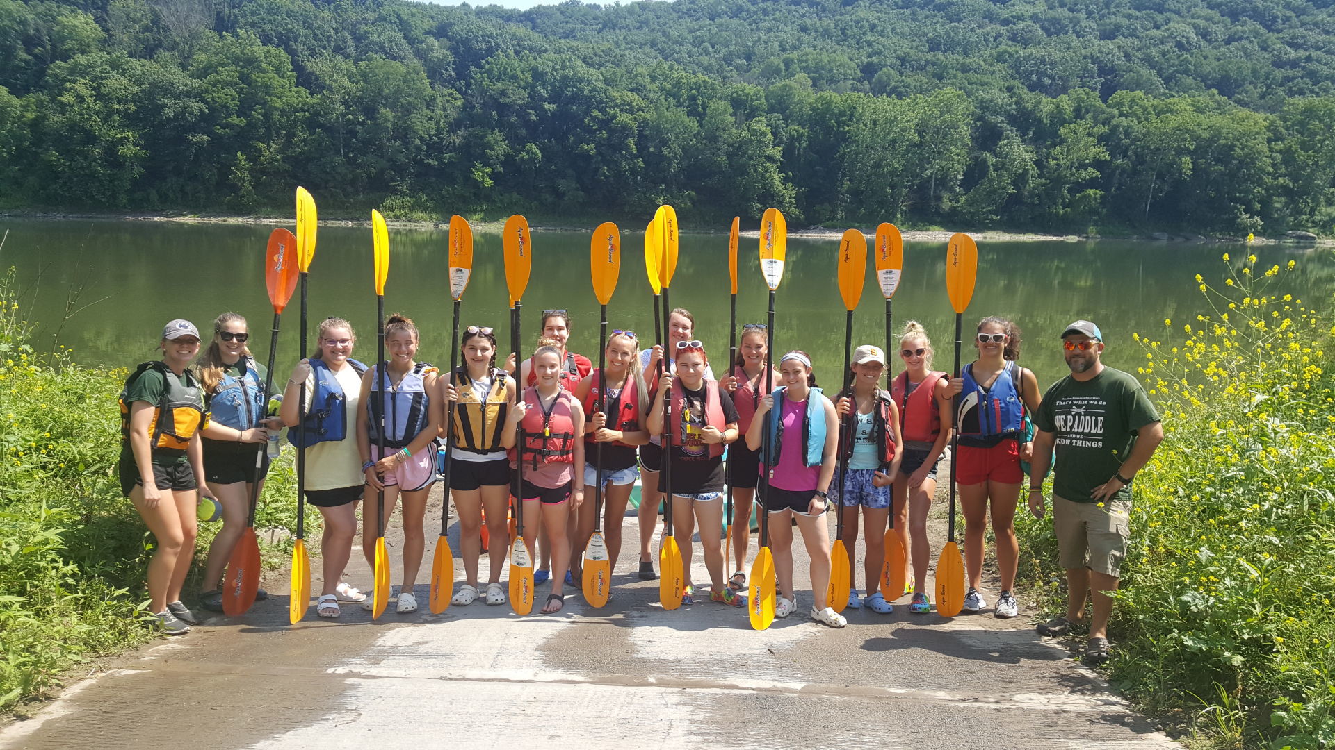OYW finalists take kayak trip